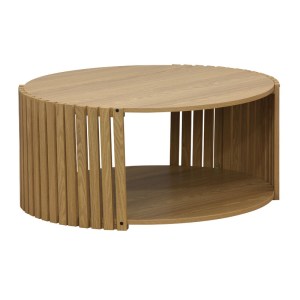 pak-260-000012 ΤΡΑΠΕΖΙ ΣΑΛΟΝΙΟΥ HEAVENLY PAKOWORLD MDF ΦΥΣΙΚΟ Φ83X38ΕΚ
