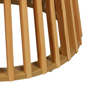 pak-260-000023-3 ΤΡΑΠΕΖΙ ΣΑΛΟΝΙΟΥ DOMONIC PAKOWORLD MDF/PW ΣΕ ΦΥΣΙΚΗ ΑΠΟΧΡΩΣΗ Φ80X45ΕΚ