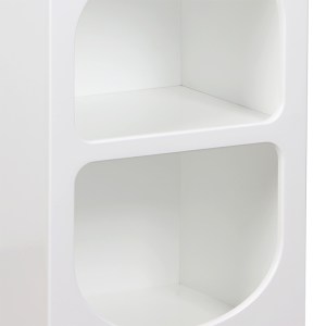 pak-260-000025-4 ΚΟΜΟΔΙΝΟ EMERSI PAKOWORLD MDF ΣΕ ΛΕΥΚΗ ΑΠΟΧΡΩΣΗ 40X32X70ΕΚ