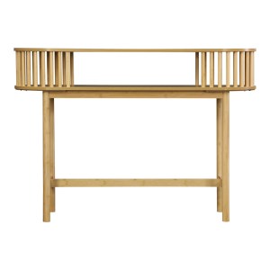pak-260-000027-1 ΚΟΝΣΟΛΑ NODIAL PAKOWORLD MDF/BAMBOO ΣΕ ΦΥΣΙΚΗ ΑΠΟΧΡΩΣΗ 120X39X85ΕΚ