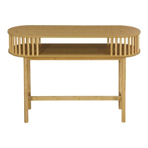 pak-260-000027-3 ΚΟΝΣΟΛΑ NODIAL PAKOWORLD MDF/BAMBOO ΣΕ ΦΥΣΙΚΗ ΑΠΟΧΡΩΣΗ 120X39X85ΕΚ