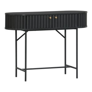 pak-260-000031 ΚΟΝΣΟΛΑ ZEPLEN PAKOWORLD MDF-ΜΕΤΑΛΛΟ ΣΕ ΜΑΥΡΗ ΑΠΟΧΡΩΣΗ 100X35X75ΕΚ