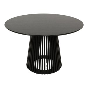 pak-260-000036 ΤΡΑΠΕΖΙ DOMONIC PAKOWORLD MDF ΣΕ ΜΑΥΡΗ ΑΠΟΧΡΩΣΗ Φ120X75ΕΚ