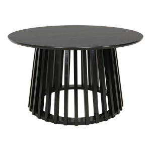 pak-260-000037-1 ΤΡΑΠΕΖΙ ΣΑΛΟΝΙΟΥ DOMONIC PAKOWORLD MDF ΣΕ ΜΑΥΡΗ ΑΠΟΧΡΩΣΗ Φ80X45ΕΚ