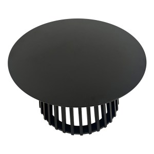 pak-260-000037-2 ΤΡΑΠΕΖΙ ΣΑΛΟΝΙΟΥ DOMONIC PAKOWORLD MDF ΣΕ ΜΑΥΡΗ ΑΠΟΧΡΩΣΗ Φ80X45ΕΚ