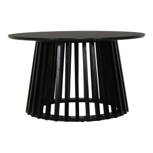 pak-260-000037-3 ΤΡΑΠΕΖΙ ΣΑΛΟΝΙΟΥ DOMONIC PAKOWORLD MDF ΣΕ ΜΑΥΡΗ ΑΠΟΧΡΩΣΗ Φ80X45ΕΚ