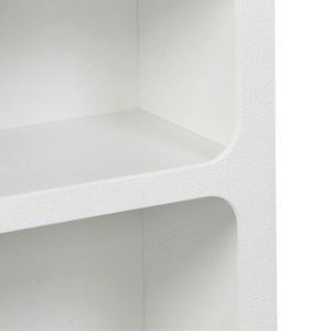 pak-260-000039-4 ΒΙΒΛΙΟΘΗΚΗ-ΡΑΦΙΕΡΑ EMERSI PAKOWORLD MDF ΣΕ ΛΕΥΚΗ ΑΠΟΧΡΩΣΗ 70X35X100ΕΚ