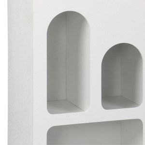 pak-260-000041-3 ΒΙΒΛΙΟΘΗΚΗ EMERSI PAKOWORLD MDF ΣΕ ΛΕΥΚΗ ΑΠΟΧΡΩΣΗ 48X35X180ΕΚ