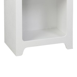 pak-260-000041-4 ΒΙΒΛΙΟΘΗΚΗ EMERSI PAKOWORLD MDF ΣΕ ΛΕΥΚΗ ΑΠΟΧΡΩΣΗ 48X35X180ΕΚ