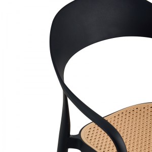 pak-262-000006-4 ΠΟΛΥΘΡΟΝΑ EMBER PAKOWORLD ΜΕ UV PROTECTION PP ΜΠΕΖ-ΜΑΥΡΟ 52.5X56.5X81ΕΚ.