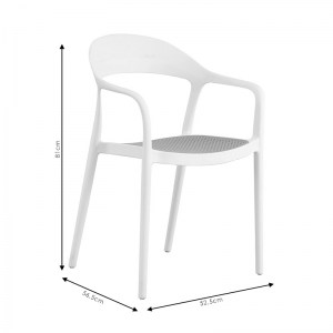pak-262-000006-6 ΠΟΛΥΘΡΟΝΑ EMBER PAKOWORLD ΜΕ UV PROTECTION PP ΜΠΕΖ-ΜΑΥΡΟ 52.5X56.5X81ΕΚ.