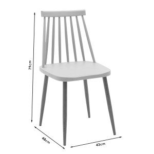 pak-262-000015-7 ΚΑΡΕΚΛΑ AURORA PAKOWORLD PP ΓΚΡΙ-ΦΥΣΙΚΟ ΠΟΔΙ 43X48X79ΕΚ.