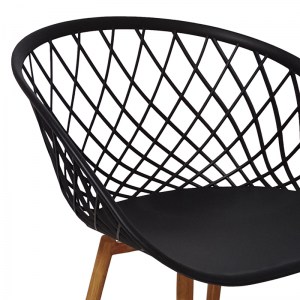 pak-262-000022-4 ΚΑΡΕΚΛΑ EZRA PAKOWORLD ΜΑΥΡΟ PP-ΠΟΔΙ ΦΥΣΙΚΟ ΜΕΤΑΛΛΟ 62X42X82ΕΚ