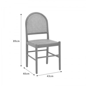 pak-263-000010-7 ΚΑΡΕΚΛΑ ALESSIA PAKOWORLD ΞΥΛΟ ΟΞΙΑΣ-RATTAN ΦΥΣΙΚΟ 43X40X89ΕΚ