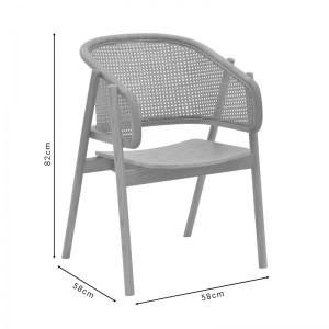 pak-263-000028-8 ΠΟΛΥΘΡΟΝΑ WENZY PAKOWORLD ΦΥΣΙΚΟ ΞΥΛΟ 58X58X82ΕΚ