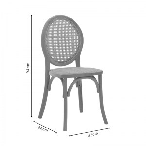 pak-263-000030-8 ΚΑΡΕΚΛΑ CAMIL PAKOWORLD ΦΥΣΙΚΟ ΞΥΛΟ ΟΞΙΑΣ-ΦΥΣΙΚΟ RATTAN 45X50X94ΕΚ