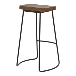pak-263-000035-1 ΣΚΑΜΠΟ ΜΠΑΡ LAMUL PAKOWORLD ΞΥΛΟ ΦΤΕΛΙΑΣ ΣΕ ΚΑΡΥΔΙ-ΜΑΥΡΗ ΑΠΟΧΡΩΣΗ ΚΑΙ ΜΕΤΑΛΛΟ 48X42X71ΕΚ