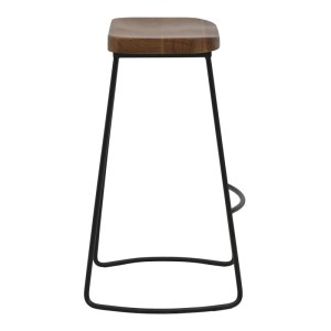pak-263-000035-2 ΣΚΑΜΠΟ ΜΠΑΡ LAMUL PAKOWORLD ΞΥΛΟ ΦΤΕΛΙΑΣ ΣΕ ΚΑΡΥΔΙ-ΜΑΥΡΗ ΑΠΟΧΡΩΣΗ ΚΑΙ ΜΕΤΑΛΛΟ 48X42X71ΕΚ