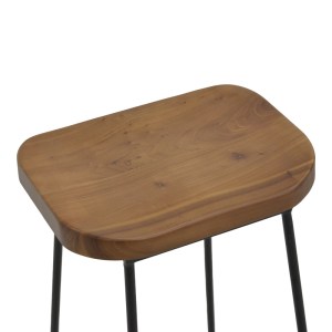 pak-263-000035-4 ΣΚΑΜΠΟ ΜΠΑΡ LAMUL PAKOWORLD ΞΥΛΟ ΦΤΕΛΙΑΣ ΣΕ ΚΑΡΥΔΙ-ΜΑΥΡΗ ΑΠΟΧΡΩΣΗ ΚΑΙ ΜΕΤΑΛΛΟ 48X42X71ΕΚ