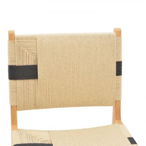 pak-263-000036-5 ΚΑΡΕΚΛΑ JULIEN PAKOWORLD RUBBERWOOD ΚΑΙ ΕΠΕΝΔΥΣΗ ΜΕ ΣΧΟΙΝΙ ΣΕ ΦΥΣΙΚΟ-ΜΑΥΡΟ ΧΡΩΜΑ 61X54X85ΕΚ