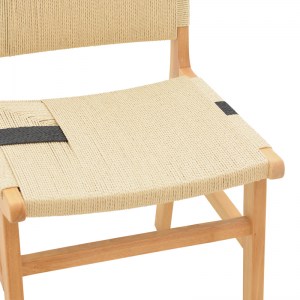 pak-263-000036-6 ΚΑΡΕΚΛΑ JULIEN PAKOWORLD RUBBERWOOD ΚΑΙ ΕΠΕΝΔΥΣΗ ΜΕ ΣΧΟΙΝΙ ΣΕ ΦΥΣΙΚΟ-ΜΑΥΡΟ ΧΡΩΜΑ 61X54X85ΕΚ