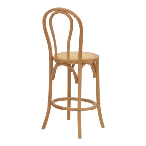 pak-263-000039-1 ΣΚΑΜΠΟ ΜΠΑΡ THONET PAKOWORLD ΦΥΣΙΚΟ ΞΥΛΟ ΟΞΙΑΣ-ΕΔΡΑ ΦΥΣΙΚΟ RATTAN 41X50X105ΕΚ