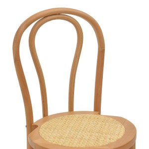 pak-263-000039-5 ΣΚΑΜΠΟ ΜΠΑΡ THONET PAKOWORLD ΦΥΣΙΚΟ ΞΥΛΟ ΟΞΙΑΣ-ΕΔΡΑ ΦΥΣΙΚΟ RATTAN 41X50X105ΕΚ