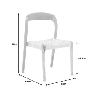 pak-263-000046-7 ΚΑΡΕΚΛΑ TAVRINE PAKOWORLD ΣΧΟΙΝΙ-RUBBERWOOD ΣΕ ΦΥΣΙΚΗ ΑΠΟΧΡΩΣΗ 47X59X78ΕΚ