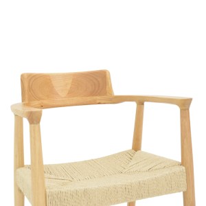 pak-263-000049-5 ΚΑΡΕΚΛΑ JOJENE PAKOWORLD RUBBERWOOD ΚΑΙ ΣΧΟΙΝΙ ΣΕ ΦΥΣΙΚΗ ΑΠΟΧΡΩΣΗ 58X54X79ΕΚ