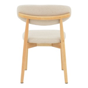 pak-263-000050-4 ΚΑΡΕΚΛΑ UBENE PAKOWORLD RUBBERWOOD ΚΑΙ ΥΦΑΣΜΑ ΣΕ ΦΥΣΙΚΗ ΚΑΙ ΜΠΕΖ ΑΠΟΧΡΩΣΗ 46X58X79ΕΚ