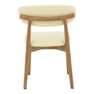 pak-263-000052-4 ΚΑΡΕΚΛΑ UBENE PAKOWORLD RUBBERWOOD ΚΑΙ PU ΣΕ ΚΑΡΥΔΙ ΚΑΙ ΜΠΕΖ ΑΠΟΧΡΩΣΗ 46X58X79ΕΚ