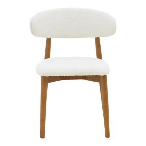 pak-263-000055-3 ΚΑΡΕΚΛΑ UBENE PAKOWORLD RUBBERWOOD ΣΕ ΚΑΡΥΔΙ-ΜΠΟΥΚΛΕ ΥΦΑΣΜΑ ΣΕ ΛΕΥΚΗ ΑΠΟΧΡΩΣΗ 51X56X79ΕΚ
