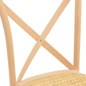 pak-263-000056-7 ΚΑΡΕΚΛΑ DYLON PAKOWORLD ΣΤΟΙΒΑΖΟΜΕΝΗ ΞΥΛΟ ΟΞΙΑΣ-RATTAN ΑΒΑΦΗ 48X52X89ΕΚ