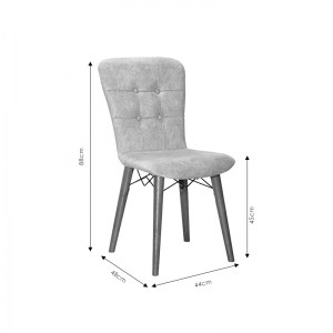 pak-266-000002-6 ΚΑΡΕΚΛΑ SONORA I PAKOWORLD ΥΦΑΣΜΑ ΜΠΕΖ ANTIQUE-ΚΑΡΥΔΙ ΠΟΔΙ