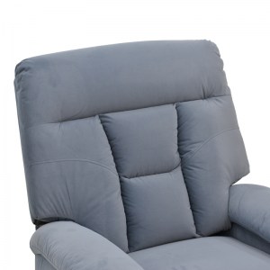 pak-269-000012-5 ΠΟΛΥΘΡΟΝΑ RELAX ΜΕ ΜΗΧΑΝΙΣΜΟ MASSAGE TERPSI PAKOWORLD ΓΚΡΙ ΒΕΛΟΥΔΟ 80X94X100ΕΚ