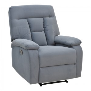 pak-269-000012 ΠΟΛΥΘΡΟΝΑ RELAX ΜΕ ΜΗΧΑΝΙΣΜΟ MASSAGE TERPSI PAKOWORLD ΓΚΡΙ ΒΕΛΟΥΔΟ 80X94X100ΕΚ