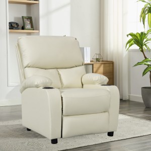 pak-269-000013-1 ΠΟΛΥΘΡΟΝΑ RELAX ΜΕ ΠΟΤΗΡΟΘΗΚΗ GARTIA PAKOWORLD PU ΣΕ ΚΡΕΜ ΑΠΟΧΡΩΣΗ 79X94X102ΕΚ