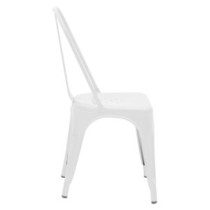 pak-270-000007-2 ΚΑΡΕΚΛΑ UTOPIA PAKOWORLD ΛΕΥΚΟ ΜΕΤΑΛΛΟ 44X44X85ΕΚ