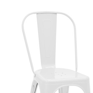 pak-270-000007-4 ΚΑΡΕΚΛΑ UTOPIA PAKOWORLD ΛΕΥΚΟ ΜΕΤΑΛΛΟ 44X44X85ΕΚ