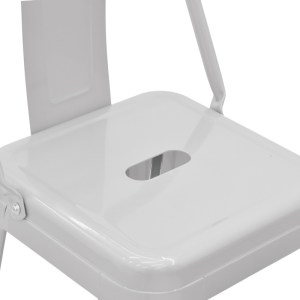 pak-270-000015-5 ΣΚΑΜΠΟ ΜΠΑΡ ΜΕ ΠΛΑΤΗ UTOPIA PAKOWORLD ΛΕΥΚΟ ΜΕΤΑΛΛΟ 42X42X97ΕΚ