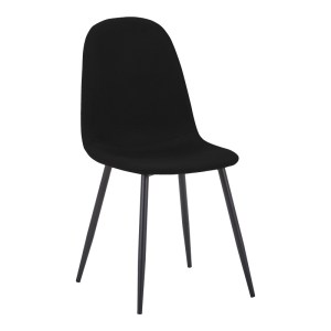 pak-270-000039 ΚΑΡΕΚΛΑ BELLA PAKOWORLD ΜΑΥΡΟ ΥΦΑΣΜΑ ΜΕ ΠΟΔΙ ΜΑΥΡΟ ΜΕΤΑΛΛΟ 43.5X52X89ΕΚ