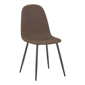 pak-270-000042 ΚΑΡΕΚΛΑ BELLA PAKOWORLD ΚΑΦΕ ΥΦΑΣΜΑ ΜΕ ΠΟΔΙ ΜΑΥΡΟ ΜΕΤΑΛΛΟ 43.5X52X89ΕΚ