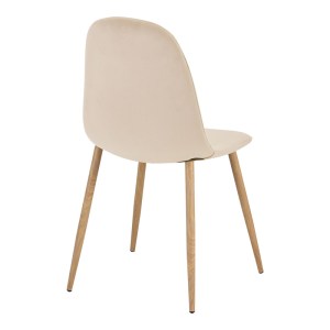 pak-270-000044-1 ΚΑΡΕΚΛΑ BELLA PAKOWORLD ΜΠΕΖ ΒΕΛΟΥΔΟ ΜΕ ΠΟΔΙ ΜΕΤΑΛΛΟ ΣΕ ΦΥΣΙΚΗ ΑΠΟΧΡΩΣΗ 43.5X52X89ΕΚ