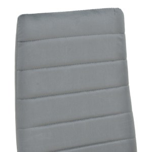pak-270-000048-5 ΚΑΡΕΚΛΑ PARKER PAKOWORLD ΒΕΛΟΥΔΟ ΣΕ ΓΚΡΙ ΑΠΟΧΡΩΣΗ ΜΕ ΜΑΥΡΑ ΜΕΤΑΛΛΙΚΑ ΠΟΔΙΑ 39.5X48X95ΕΚ