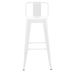 pak-270-000054-4 ΣΚΑΜΠΟ ΜΠΑΡ ΜΕ ΠΛΑΤΗ UTOPIA PAKOWORLD ΜΕΤΑΛΛΟ ΣΕ ΛΕΥΚΗ ΜΑΤ ΑΠΟΧΡΩΣΗ 42X42X97ΕΚ