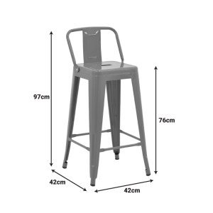 pak-270-000058-1 ΣΚΑΜΠΟ ΜΠΑΡ ΜΕΣΑΙΟΥ ΥΨΟΥΣ ΜΕ ΠΛΑΤΗ UTOPIA PAKOWORLD ΜΕΤΑΛΛΟ ΣΕ ΛΑΔΙ ΑΠΟΧΡΩΣΗ 42X42X86ΕΚ