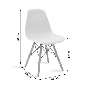 pak-271-000004-7 ΚΑΡΕΚΛΑ JULITA PAKOWORLD PP ΛΕΥΚΟ-ΦΥΣΙΚΟ ΠΟΔΙ 41X46X83ΕΚ