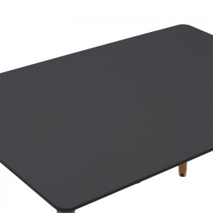 pak-271-000012-2 ΤΡΑΠΕΖΙ NATALI PAKOWORLD MDF ΜΑΥΡΟ-ΠΟΔΙΑ ΦΥΣΙΚΟ 120X80X76ΕΚ