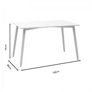 pak-271-000012-3 ΤΡΑΠΕΖΙ NATALI PAKOWORLD MDF ΜΑΥΡΟ-ΠΟΔΙΑ ΦΥΣΙΚΟ 120X80X76ΕΚ