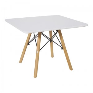 pak-271-000021 ΤΡΑΠΕΖΙ NATALI ΠΑΙΔΙΚΟ PAKOWORLD MDF ΛΕΥΚΟ ΚΑΙ ΞΥΛΟ ΟΞΙΑΣ ΣΕ ΦΥΣΙΚΗ ΑΠΟΧΡΩΣΗ 60X60X51ΕΚ